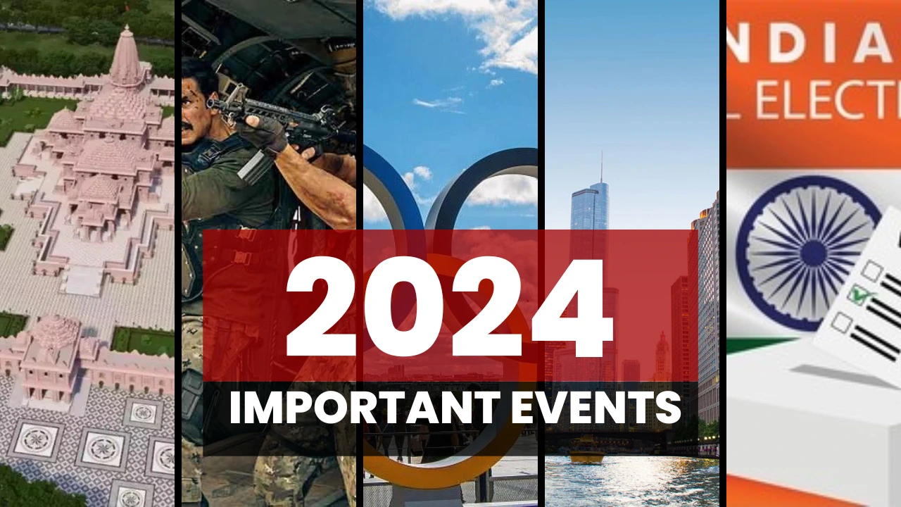 बरंच काही घडणार आहे २०२४ मध्ये Important Events In 2024